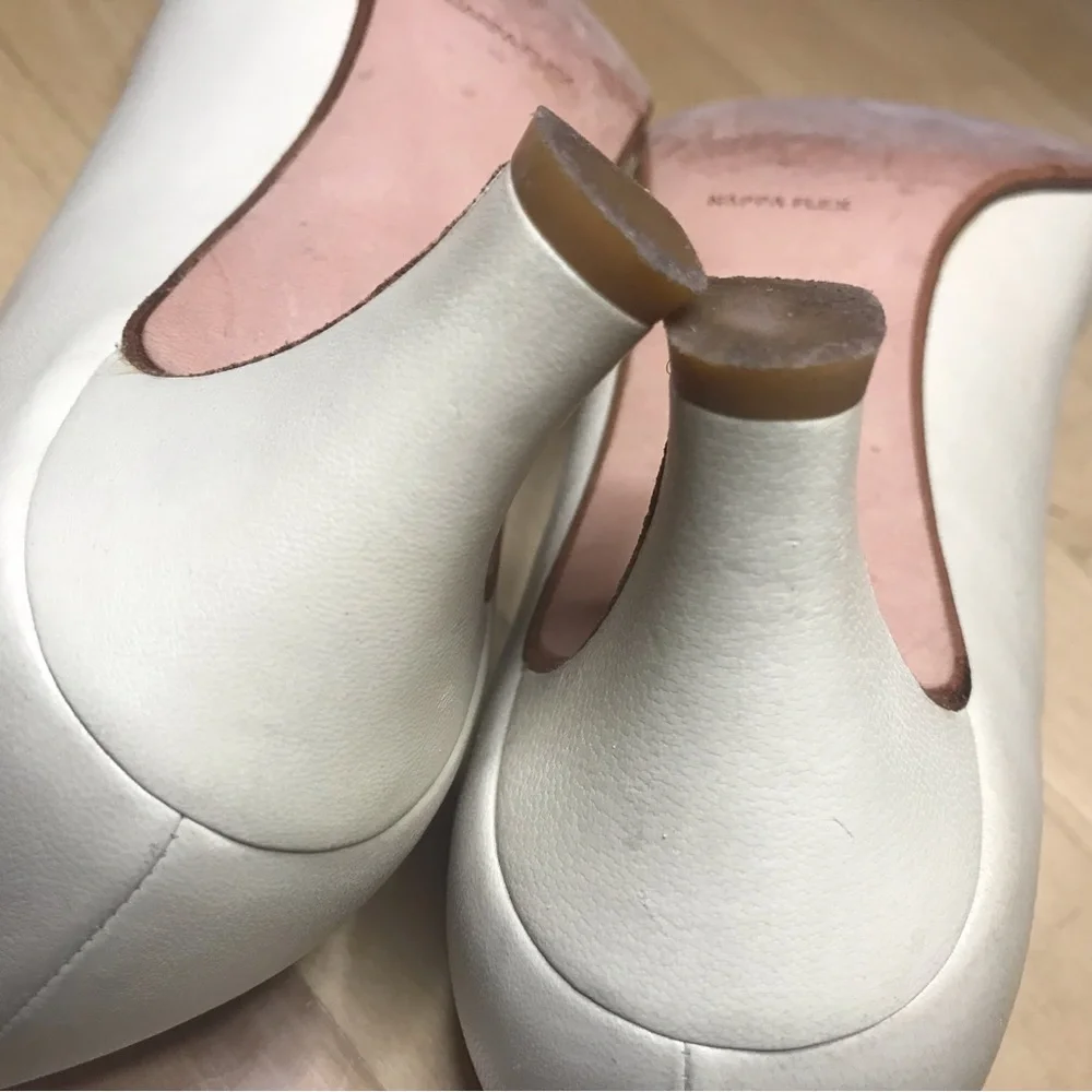 Bally Vintage Leather Fern Pump Nappa Flex 7M - Picture 9 of 10